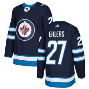 Youth Winnipeg Jets Nikolaj Ehlers 27 Authentic Navy Blue Home