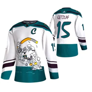 ryan getzlaf Anaheim Ducks 2021 Reverse Retro Special Edition Authentic White